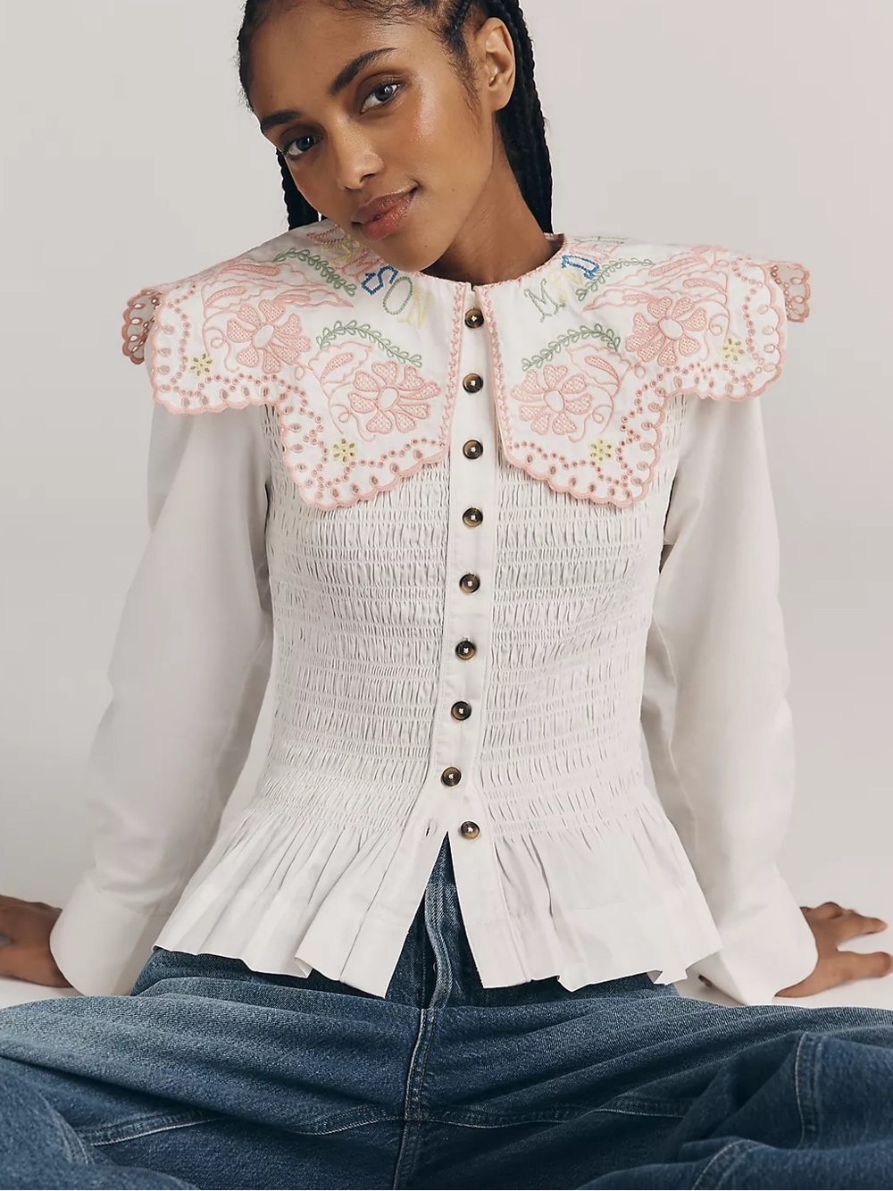NWT Damson Madder Fern Blouse Size 4 US